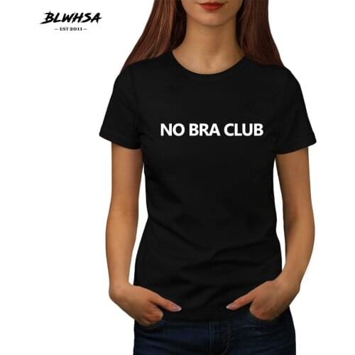 Женские однотонные футболки BLWHSA China At AliExpress