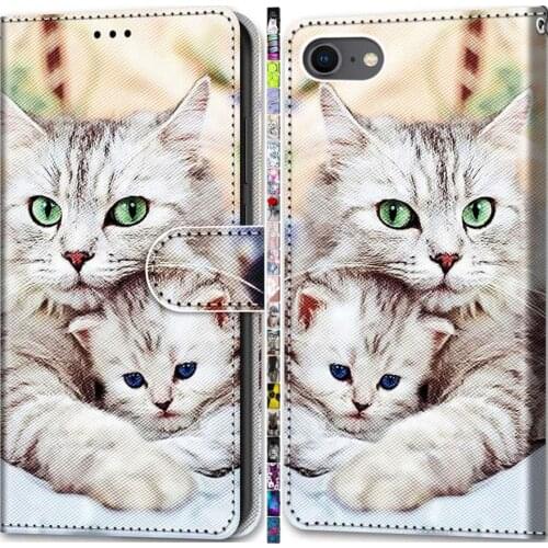 Girls Lovely Phone Case Back Cover For Etui Huawei Honor 20 10X Lite 10i Honor 9X Pro 9A 9i 9S 9 Lite V9 Play Cat Lion Capa D08F