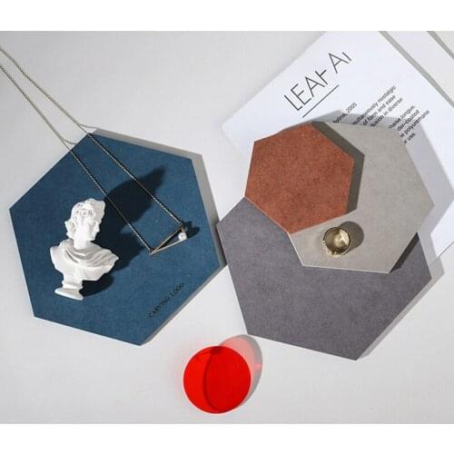 Wooden Necklace Earring Stamps Block Pad Bracelet Holder Jewelry Display Stand Cosmetics Organizer Ring Doll Sheet Customized