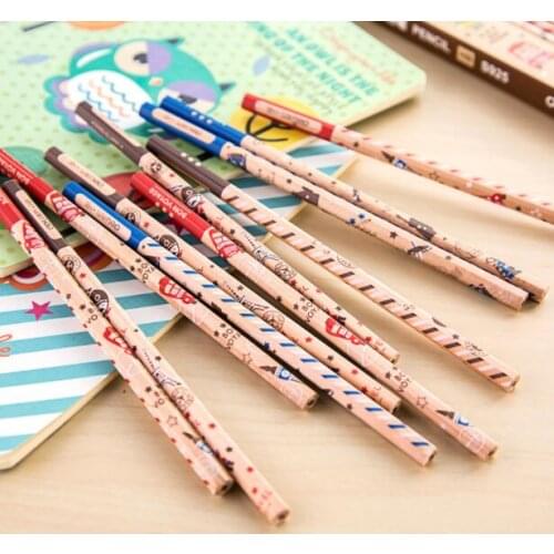 Wooden Writing Pencils For School Wood HB Pencil 12 PCS/Lot Art Supplies Sketch Drawing Pencil