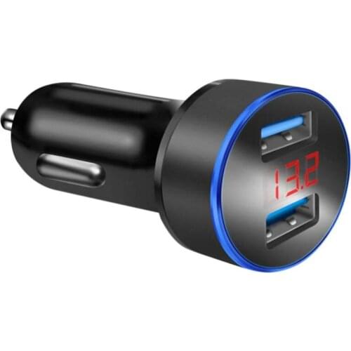 Dual USB Car Charger 3.1A Fast Charging Mobile Phone Accessories For Samsung Huawei Xiaomi Redmi Note 8/9 Pro USB-Car-Charger Ad