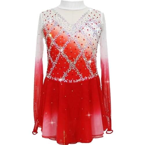 DVWVB Custom-made figure skating performance dress for children and adult women