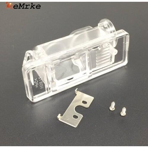 EEMRKE Car Rear Camera Bracket Mount License Plate Lights Housing for Mercedes Benz Metris / Marco Polo VW Crafter