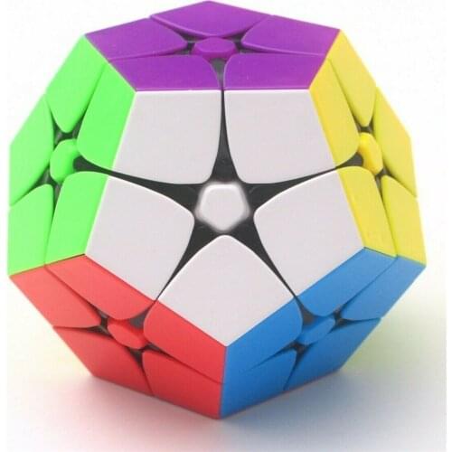 FanXin 2x2 Megaminx Dodecahedron Speed Twist Puzzle Magic Cube Fancy Toy Multi-Color Safe ABS Ultra-Smooth Stickerless 1PCS