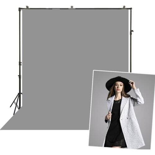 Photography Backdrop Gray Background Solid Color Grey Screen Back Drops Video Studio Photoshoot Portrait At Home Simple Fabric