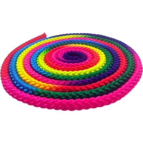 Seven Colors Gymnastic Rope Color Rhythmic Gymnastics Rope Fine Color Gymnastics Rope Fine Gymnastics Props Gymnastics Dance Gym
