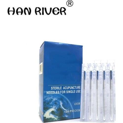 HANRIVE 2018 100 piece in the disposable use asepsis pipe acupuncture needle home health care products