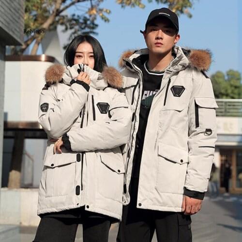 Men Long Jacket High Quality Thick Warm Winter Hooded Thicken Parka Coat Casual Overcoat Pockets Jackets Mens