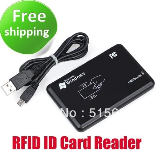 New Security Black USB Proximity Sensor Smart RFID ID Card Reader 125Khz EM4100