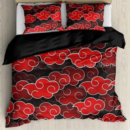 Fashion Anime Design Duvet Cover 3Pcs/Set for Kids Boys Men Trendy Bedding Set Bedspread with Pillowcase Single Queen King Size