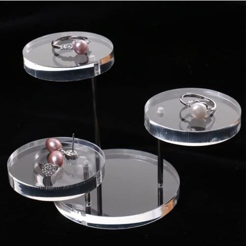 Fashion Jewelry Stand Earring Ring Bracelet Necklace Acrylic Holder Display Watch Jewelry Storage Organizer Showcase Display