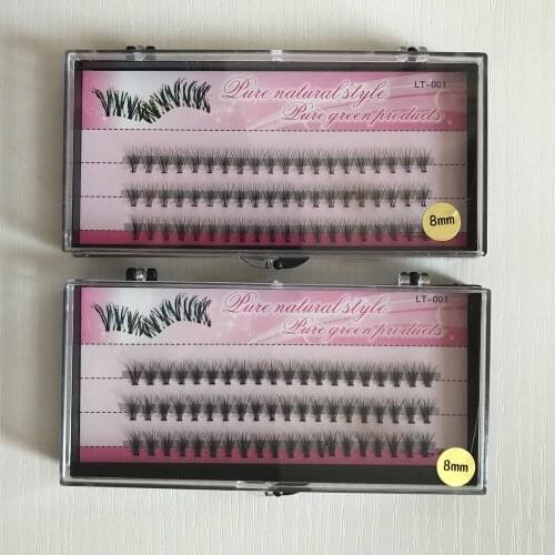 600 Pcs 10D Individual Mink Lashes Eyelash Bundles Tray Makeup Eyelash Extension Supplies Faux False Eyelash Hand Made Eyelashes
