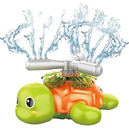 Outdoor Rotating Water Spray Toy Cute Little Turtle Water Sprayer Kid Summe r Garden Water Play Game Boy Girl Birthday Presents