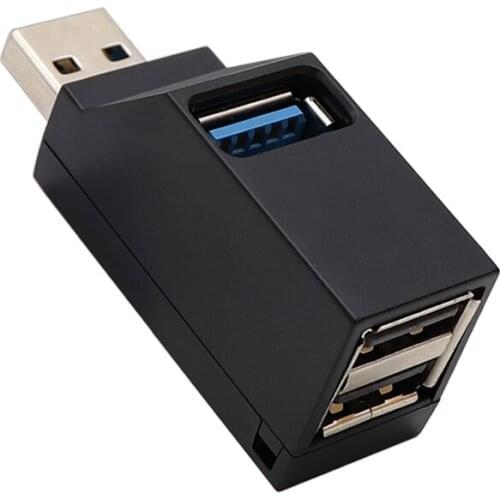 High Speed USB 3.0 HUB Adapter Extender Mini 3 Port Hub Splitter Box for PC Laptop Macbook Mobile Phone U Disk Reader