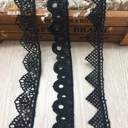 15yards High Quality Water Soluble Lace Fabric Decoration Garment Accessories Necklace Hair Accessories Embroidered Lace Trim