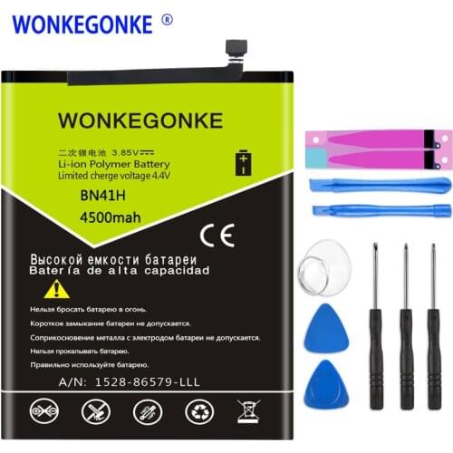 WONKEGONKE BN41 Mobile Phone Battery for Xiaomi Hongmi Note 4 Redmi Note 4 Battery BN41L BN41H Batteries Bateria