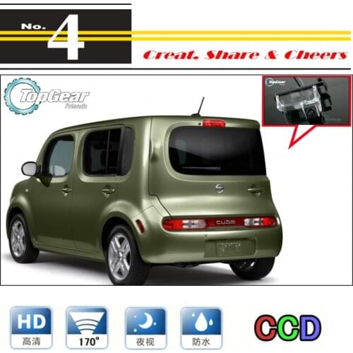For NISSAN Cube Z12 2008~2014 Car Camera High Quality Rear View Back Up Camera For PAL / NTSC to Use | RCA