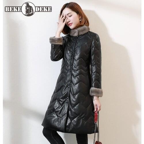 BEKEDEKE Women's Sheepskin Coats