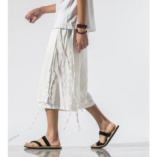 Mens Casual Pants 2021 Summer Streetwear Men Harem Pants Chinese Style Jogging Pants Male High Quality Sweatpants