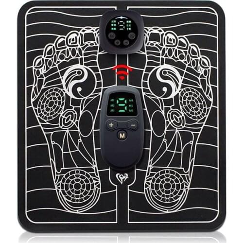 Electric Intelligent EMS Foot Massage Pulse Acupuncture Improve Blood Circulation Relieve Care