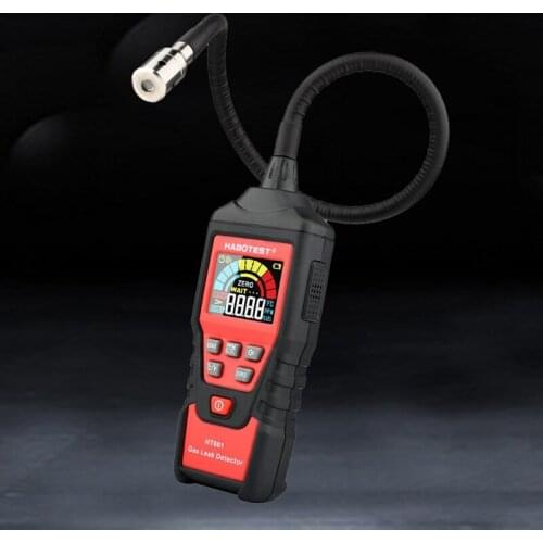 Gas Analyzer Gas Leak Detector PPM Meter Combustible Flammable Natural Tester LCD Display Habotest HT601