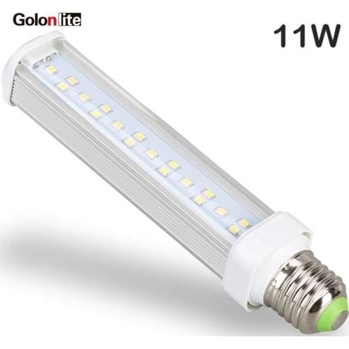 Golonlite 11W E27 G24 led PL light 11w 9W 7W 6W replace 26W 18W 13W 10W CFL 120v 230v g24q g24d g23 2 4 pin E26 free shipping