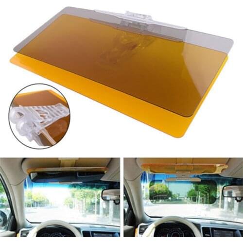 HD Car Anti-Glare Dazzling Goggle Day & Night Vision Driving Mirror Sun Visors