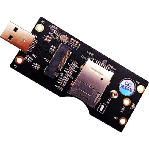 Classic Durable Practical Multi-functional NGFF M.2 to USB 3.0 Adapter Converter Card with SIM 8pin Card Slot for 3G/4G/5G