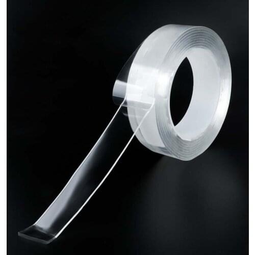 Reusable Double-Sided Adhesive Nano Tape Removable Car Sticker Washable Auto Interior Exterior Sticker