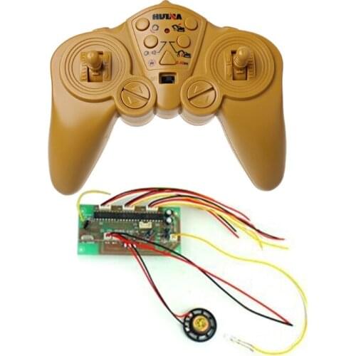 Huina hui na 350 550 2.4G 30 Meters 12CH Remote Control and Receiver Board Radio System 4-8v for Excavator Tank Kit with Speaker