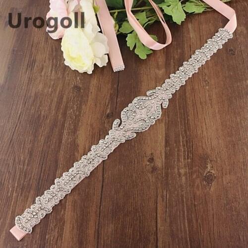 Fashion Women Belt Wedding Bridal Belt Rhinestone Applique Belt Crystal Belts For Women Bridesmaid Evening Party Dress Belt