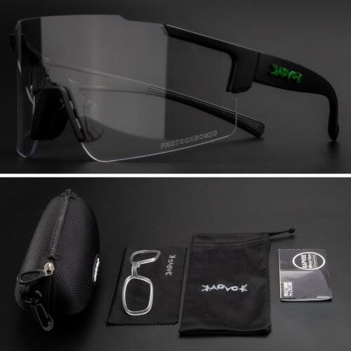 Photochromic UV400 TR90 Outdoor Cycling Sunglasses Sports Cycling Glasses MTB Racing Mens sunglasses Bicycle Eyewear Glasses