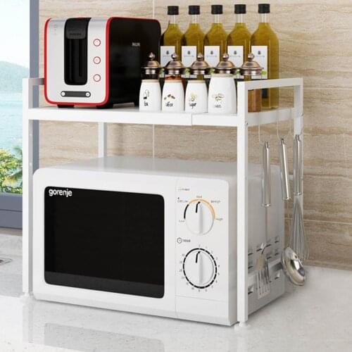 Home and kitchen products Organizer Microwave Oven Shelf for Kitchen supplies storage microwave reception rack