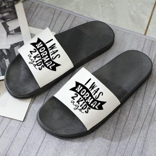 Shoes For Women Letters Printe Indoor Home Slippers Summer Sandals Non-Slip Flat Beach Bathroom Flip Flop Fashion Ladies shoes