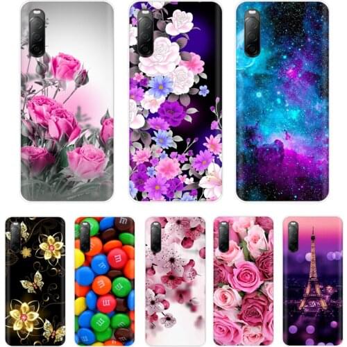 Silicon Cover for Sony Xperia 10 II Case Full Protection Shell Soft Tpu Back Cover Phone Cases for Sony Xperia10 II Bumper Coque