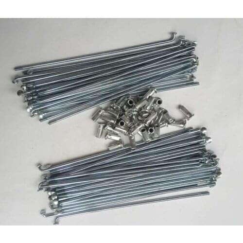 37 pcs E-bike Spokes 10G 3.0mm diameter Bicycle Spokes length 55~160mm + Nipple Sliver color knitting needles