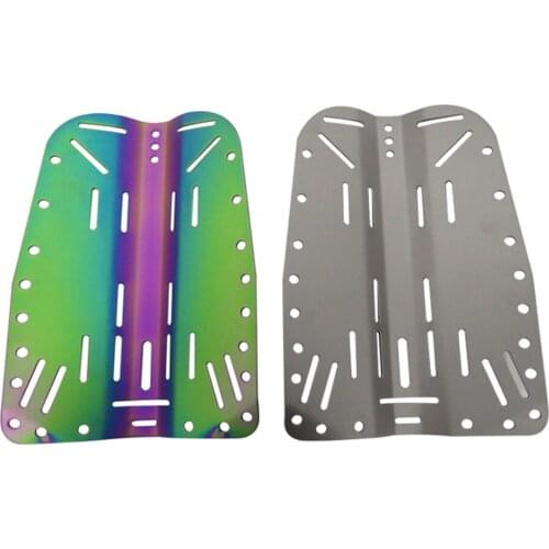 Titanium Alloy Scuba Diving Single Tank Carry Backplate Tech Dive Air Cylinder BCD Attachment Rack Buoyancy Wing Holder Harness