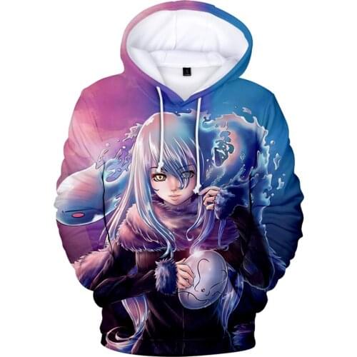 That Time I Got Reincarnated as a Slime 3D printed hoodie ladies/men fashion long sleeve hooded sweatshirt casual