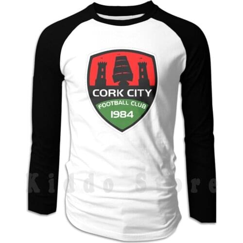 Cork City Shield Logo Hoodies Long Sleeve Fai Cup League Of Ireland Premier Division Cork City Ireland Rebel