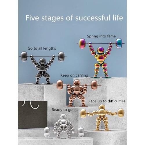 Large size Stainless steel art decoration office living room decoration wine cabinet decoration home accessories creative gifts