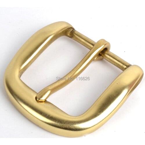 DIY leather craft women big size pin buckle solid brass material 2pcs/lot inner 40mm