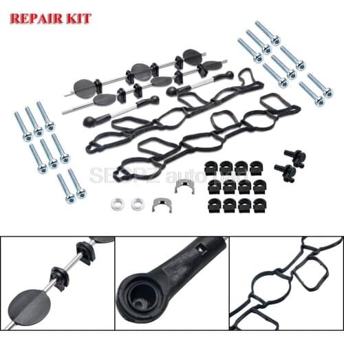 059129711 & 059129712 GASKET KIT New INTAKE MANIFOLD SWIRL FLAPS For Audi A4 A5 A6 A8 Q5 Q7 059129712BQ 059129711CK
