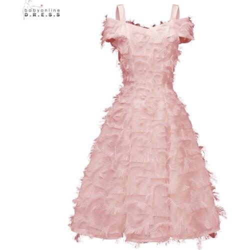 2019 Sexy Tassel Pink Cocktail Dresses V-neck New Fashion A-line Party Dresses Burgundy White Vestidos Coctel Robe de Cocktail