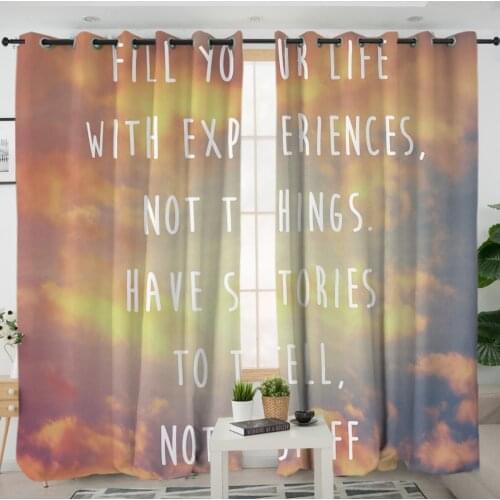 3D Window Curtains Cortinas De Dormitorio Bohemian Room Home Decor Rideau De Fenetre Drapes Cotinas Rideau Salon