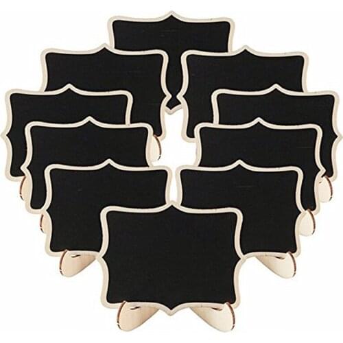 10pcs/lot mini chalkboards children blackboard decorative message board reminder price tag 10x7.5cm