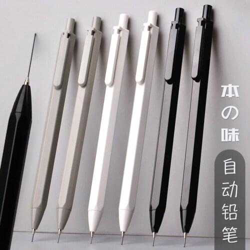 5Pcs Simple Hexagonal Mechanical Pencil 0.5mm HB Mechanical Pencil Stationery Mechanical Pencil School Office Supplies