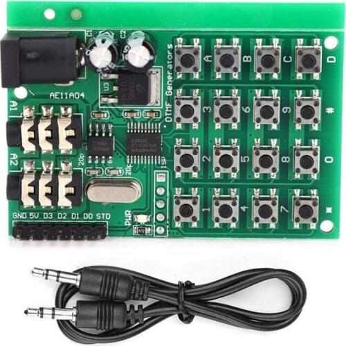 AE11A04 DTMF Audio Generator Module Voice Dual Encode Transmitter Board 5-24VDC Audio DTMF Module