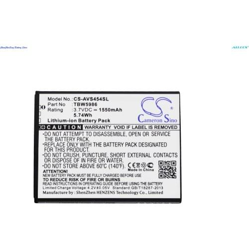 Cameron Sino 1550mAh Mobile, SmartPhone Battery AC300CA,TBW5986 for Archos 45 Helium 4G, 45b Helium 4g, 50c Neon