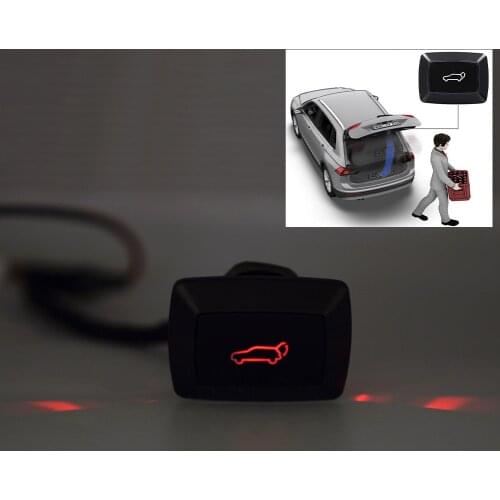 Car Electric Rear Trunk Release Switch 12V Universal Fit Tailgate Trunk Switch Release Interior Accessories Plastic Switch