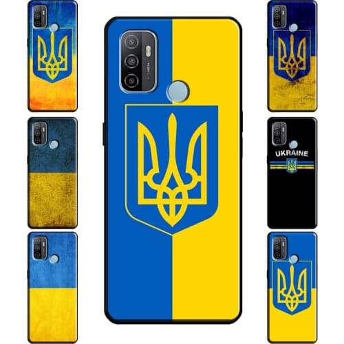 Ukraine Flag Coat of Arms Phone Case For OPPO A91 A83 A15 A31 A53 A5 A9 2020 A1K A3S A5S A52 A72 A92 Reno 2 Z 4 Pro
